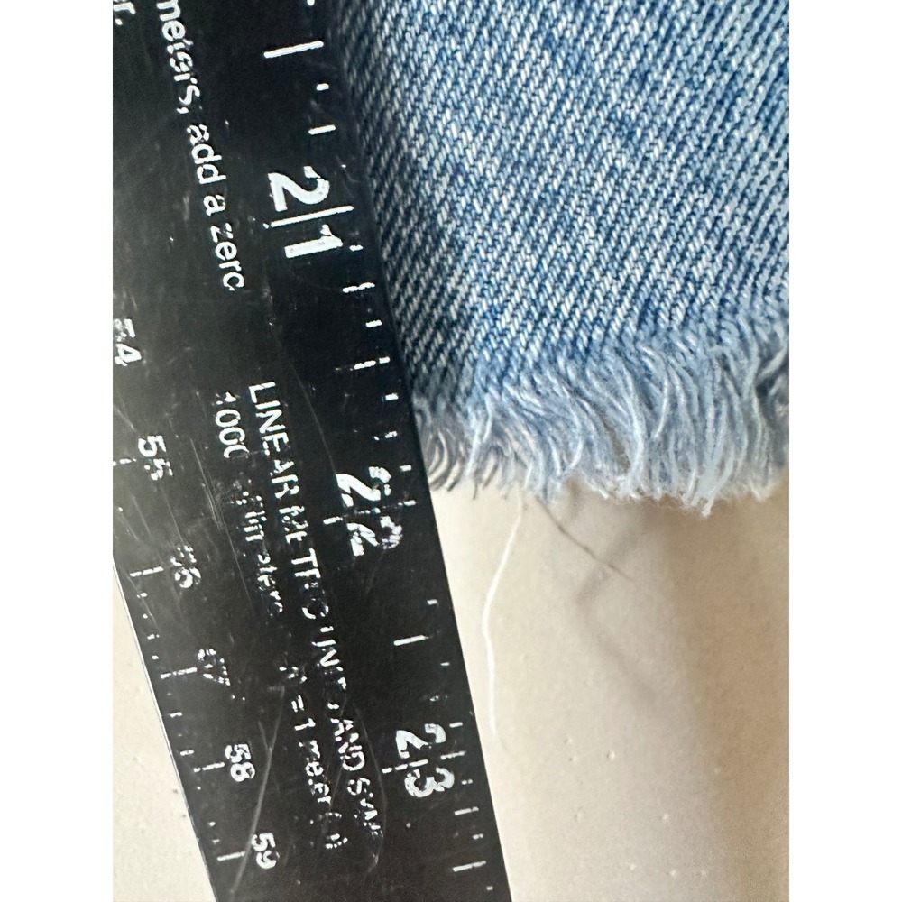 AGOLDE 90's Pinch Waist High Rise Cropped Straight Leg Jeans Light Wash Blue 26 - Picture 4 of 7